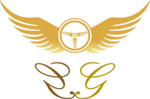 golden wheel driving school logo