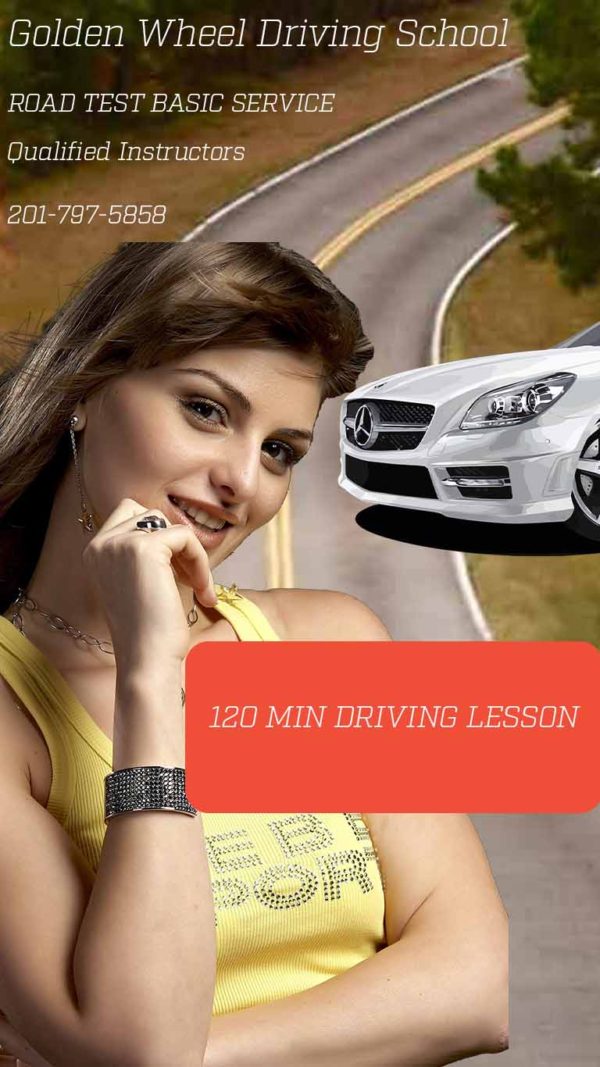 120 MIN DRIVING LESSON, learn to drive, road test, driving permit