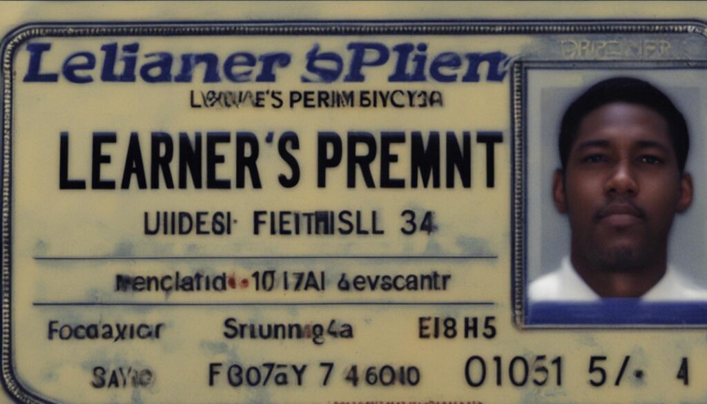learner's permit image